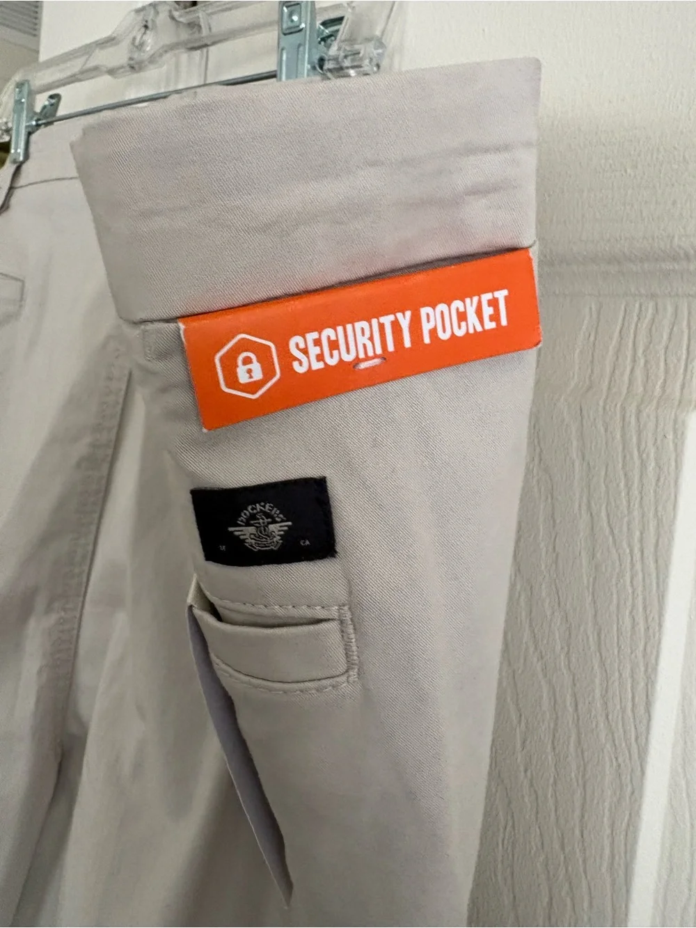 Dockers Ultimate Short Big & Tall SupremeFlex Beige Chino Flat Front NWT 48